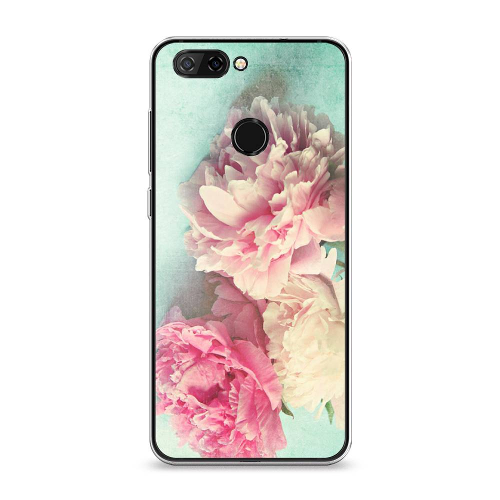 

Чехол Awog на ZTE Blade V9 / ЗТЕ Блэйд V9 "Пионы new", 132450-8