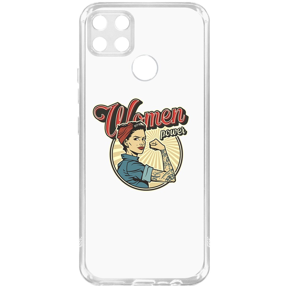 фото Чехол-накладка krutoff clear case women power для realme c25