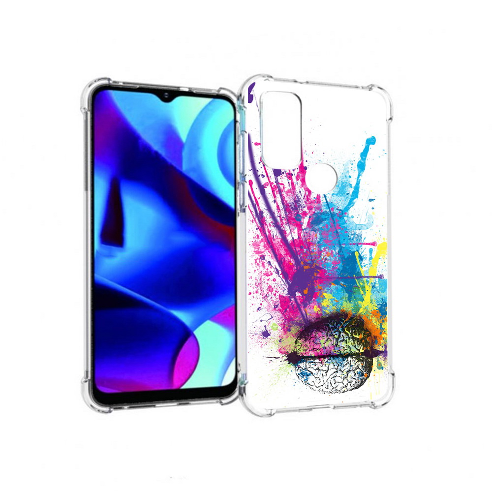 

Чехол MyPads Tocco для Motorola Moto G яркий красочный мозг (PT227075.349.710), Прозрачный, Tocco