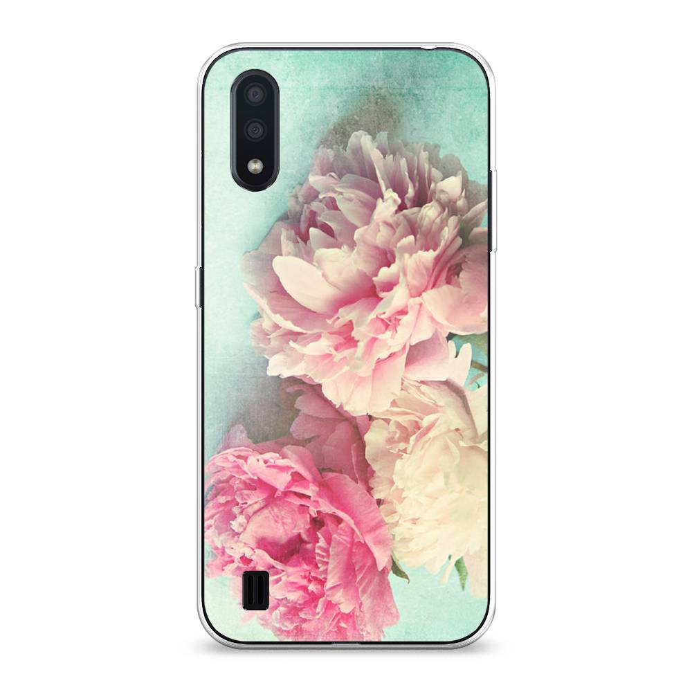 

Чехол Awog "Пионы new" для Samsung Galaxy A01, Разноцветный, 29550-8