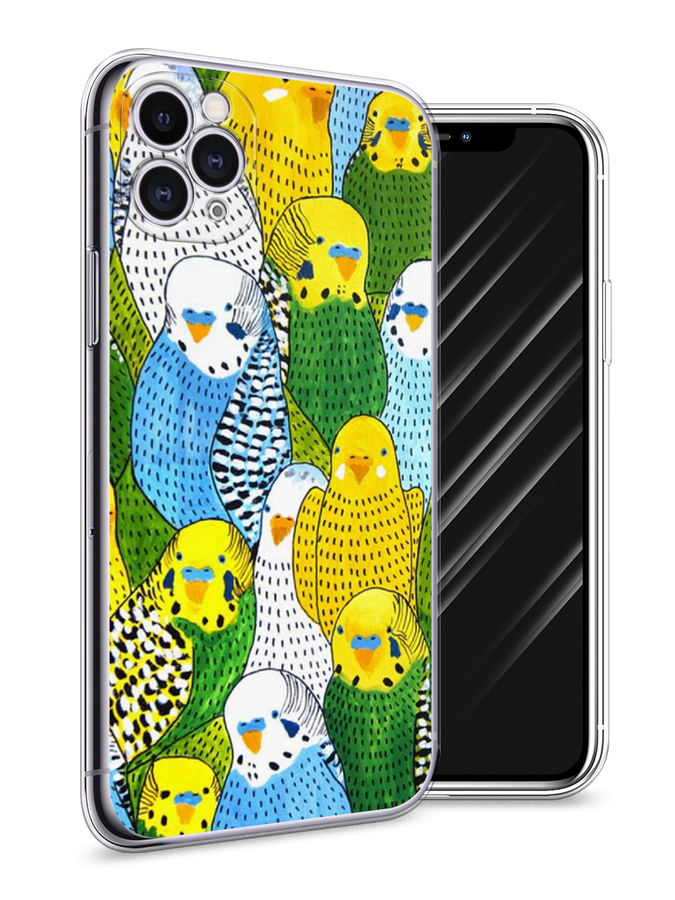 

Чехол Awog на Apple iPhone 11 Pro / Айфон 11 Pro "Попугаи", Разноцветный, 12350-1