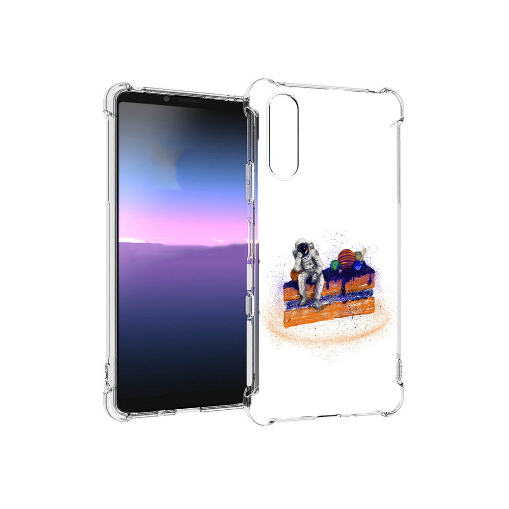 

Чехол MyPads Tocco для Sony Xperia 10 III торт с планетами (PT161504.223.648), Прозрачный, Tocco