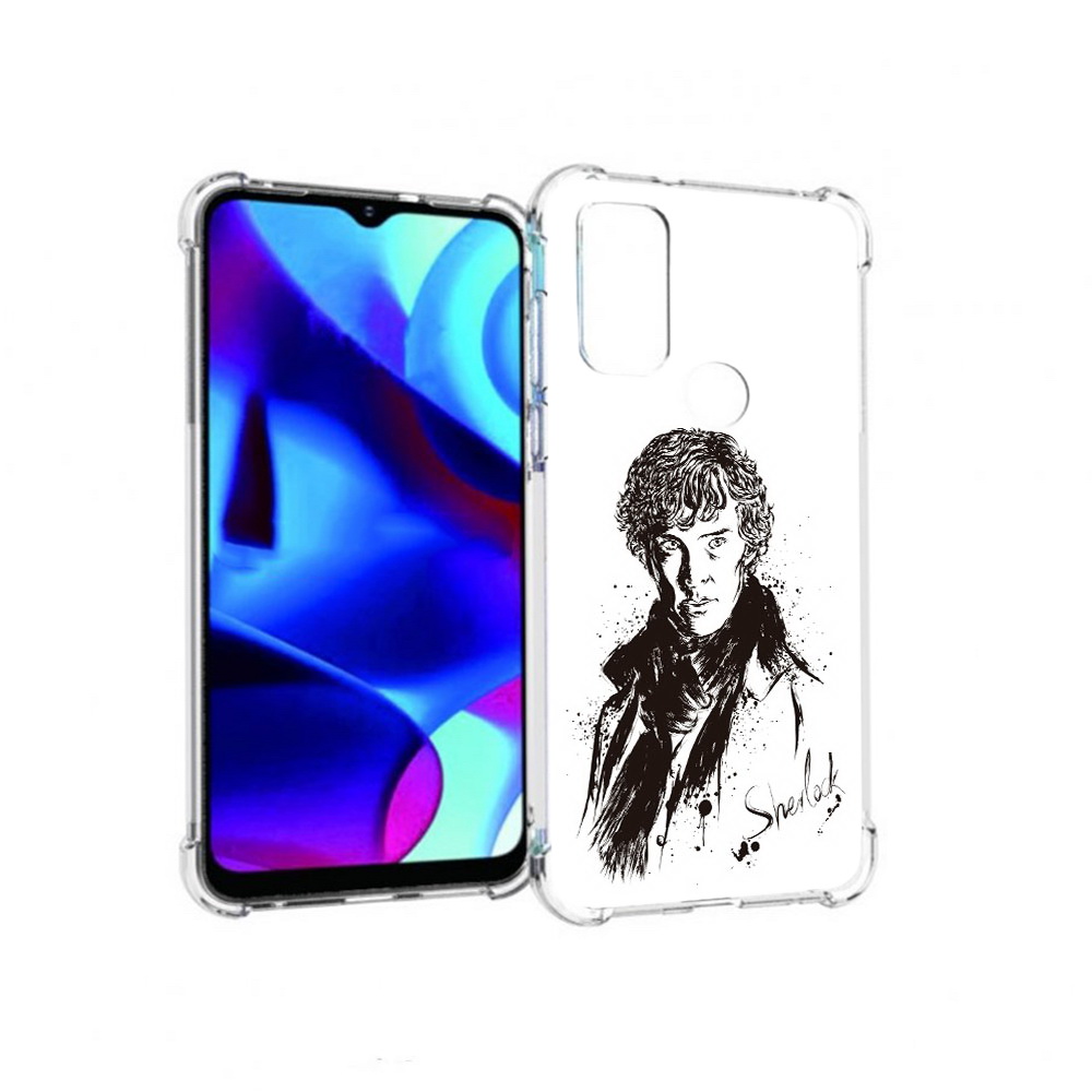 

Чехол MyPads Tocco для Motorola Moto G шерлок холмс портрет (PT227075.349.698), Прозрачный, Tocco