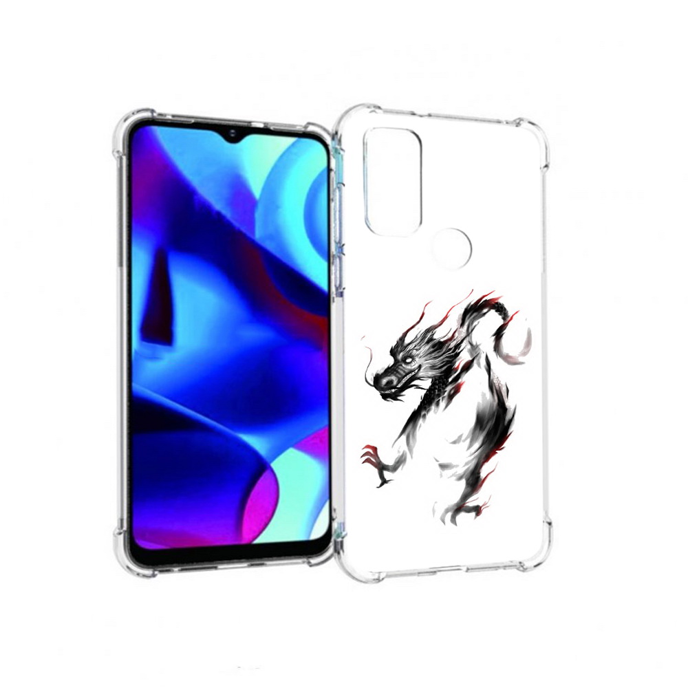 

Чехол MyPads Tocco для Motorola Moto G черный дракон (PT227075.349.690), Прозрачный, Tocco