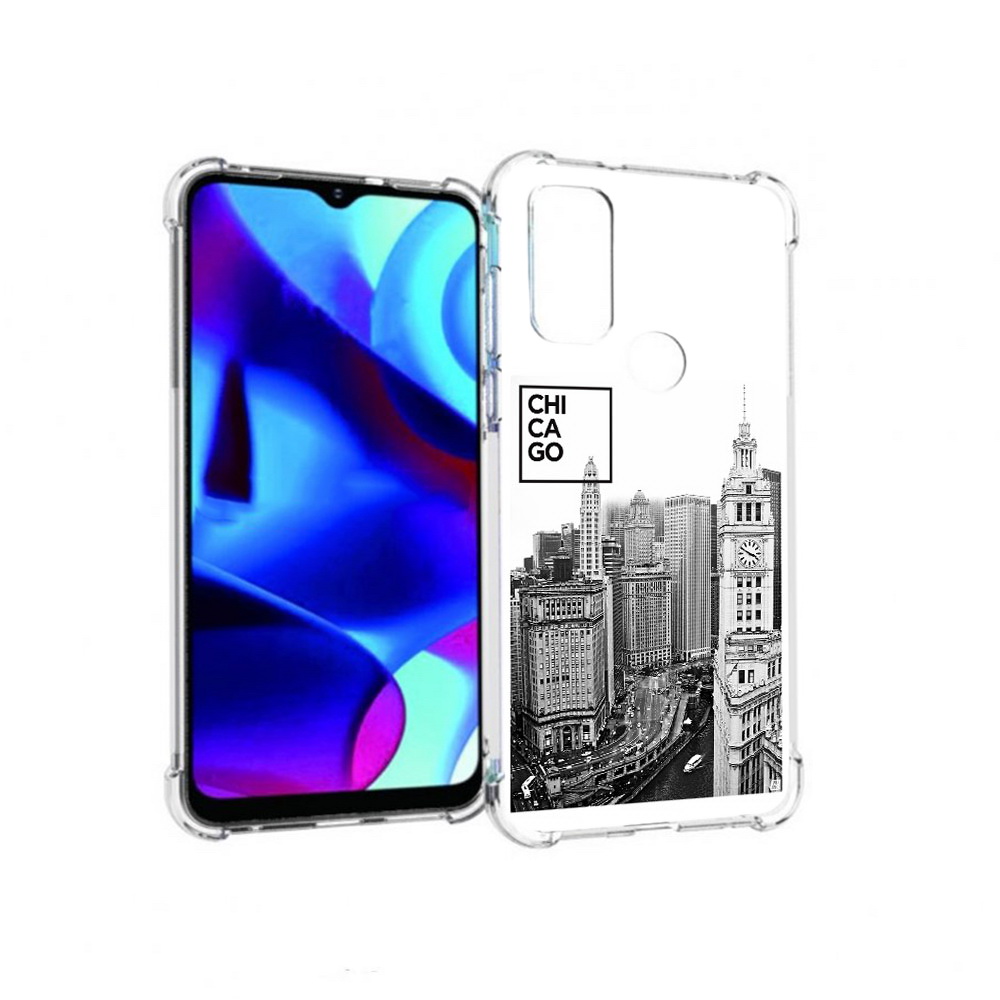 

Чехол MyPads Tocco для Motorola Moto G черно белый чикаго (PT227075.349.689), Прозрачный, Tocco