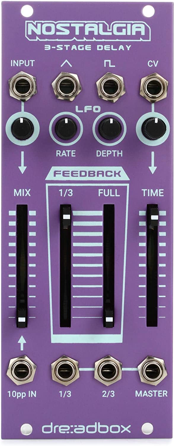 

Eurorack-модуль Dreadbox Nostalgia / 3-Stage Delay, Nostalgia / 3-Stage Delay