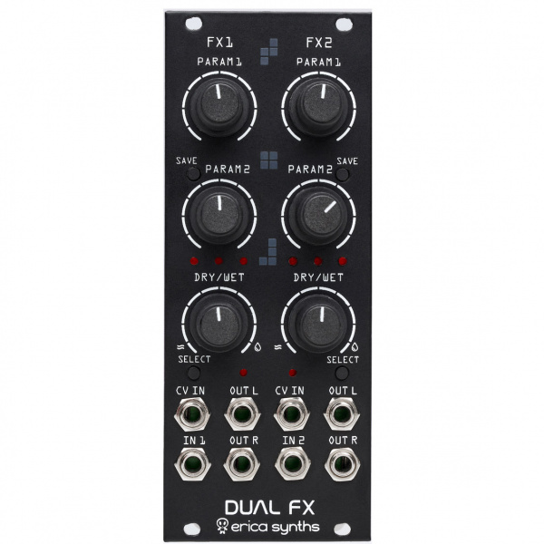 

Eurorack-модуль Erica Synths Dual FX, Dual FX