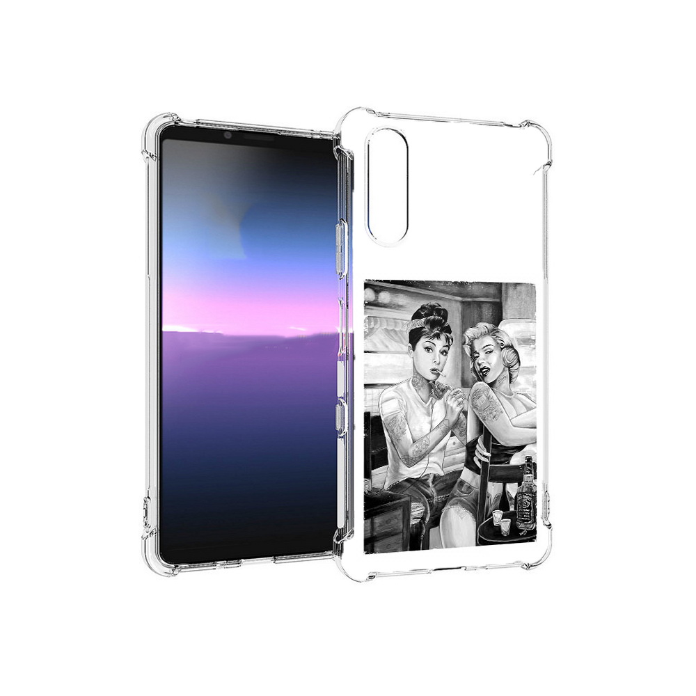 

Чехол MyPads Tocco для Sony Xperia 10 III тату мастер (PT161504.223.637), Прозрачный, Tocco