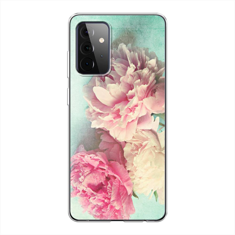 

Чехол Awog на Samsung Galaxy A72 / Самсунг A72 "Пионы new", Разноцветный, 2101950-8