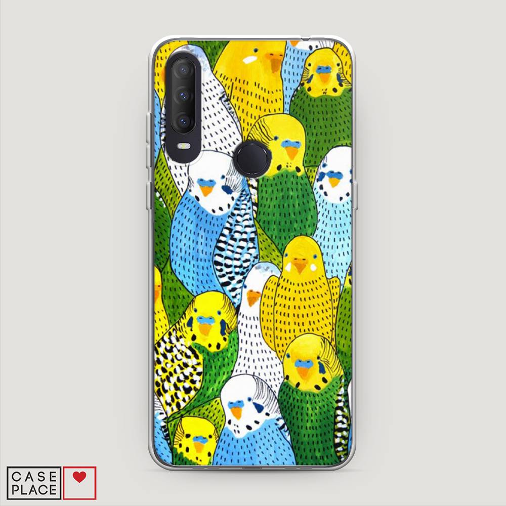 

Чехол Awog на Alcatel 1S (2020) / Алкатель 1S (2020) "Попугаи", Разноцветный, 170850-1