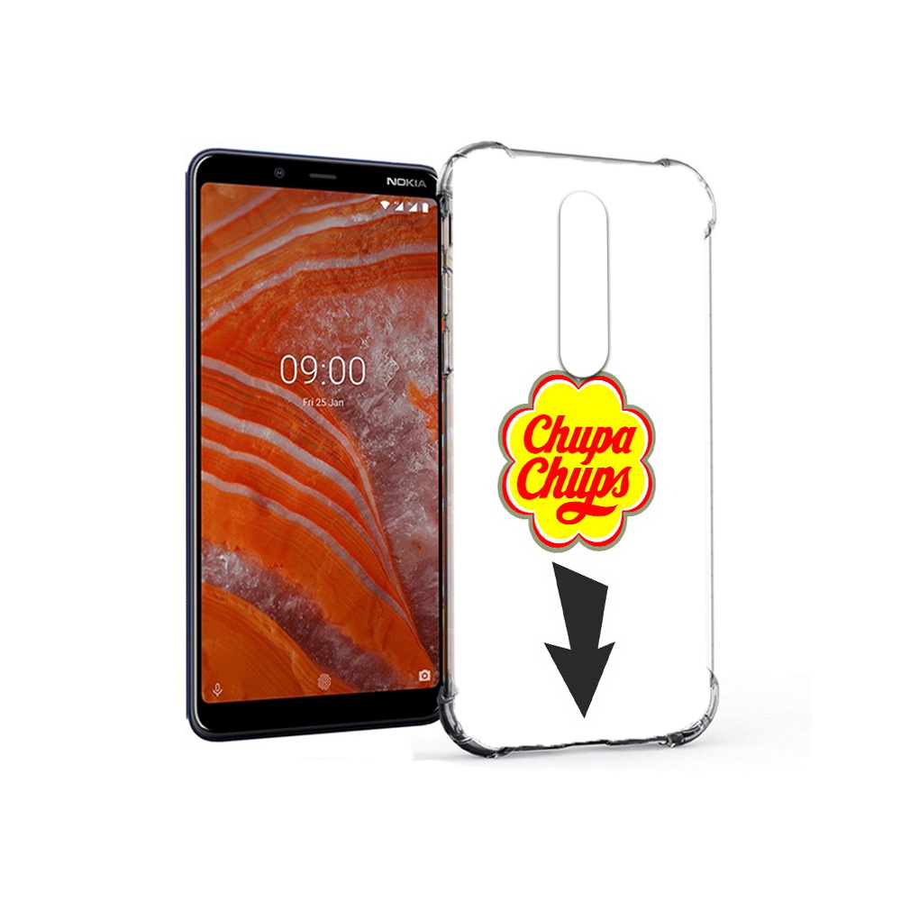 

Чехол MyPads Tocco для Nokia 3.1 Plus чупа чупс (PT121397.96.694), Прозрачный, Tocco