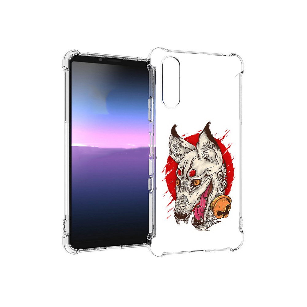 

Чехол MyPads Tocco для Sony Xperia 10 III страшная собака (PT161504.223.627), Прозрачный, Tocco