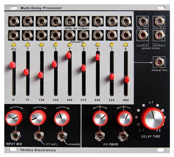 

Eurorack-модуль Verbos Electronics Multi-Delay Processor, Multi-Delay Processor
