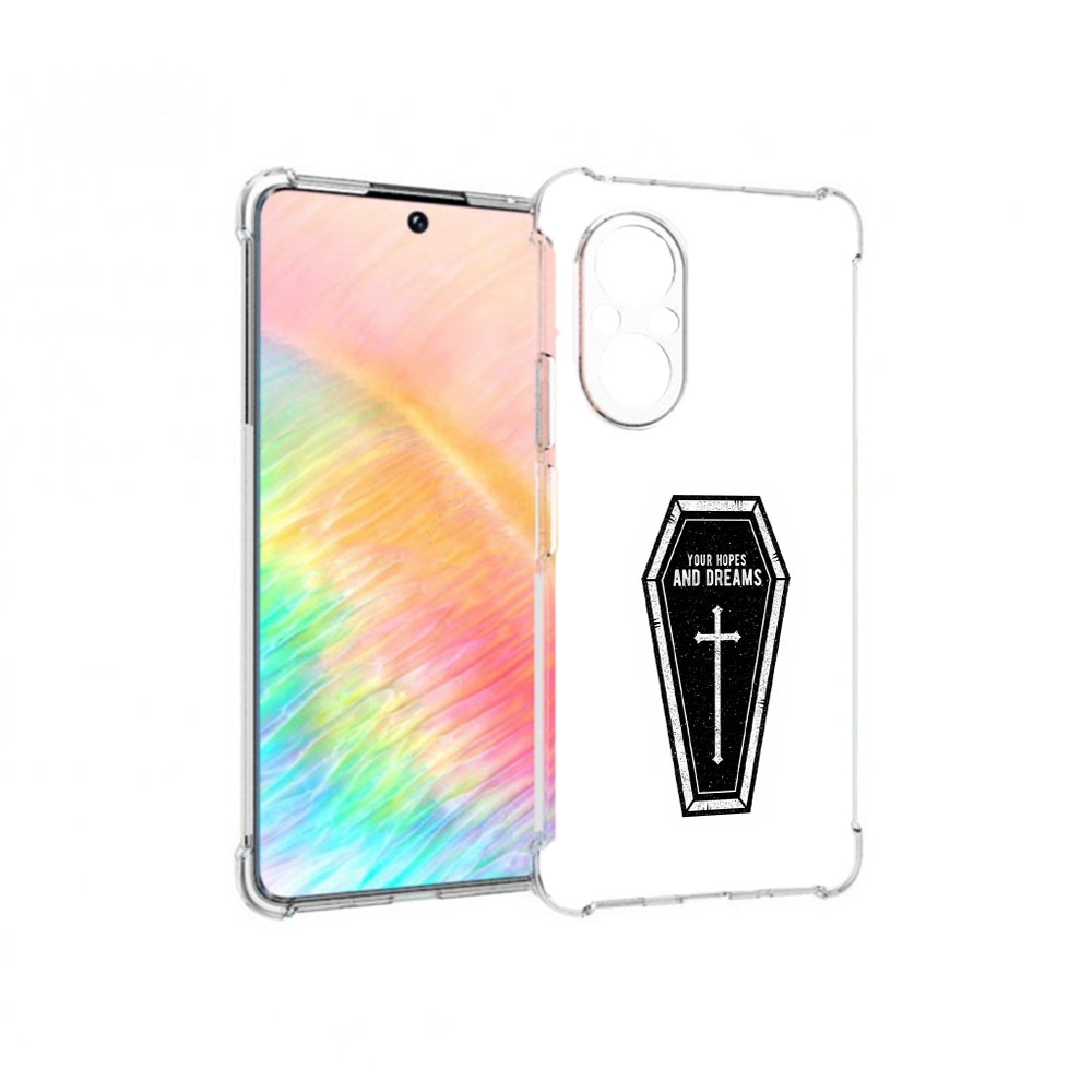 

Чехол MyPads Tocco для Honor 50 SE гроб с мечтами (PT223907.20.299), Прозрачный, Tocco