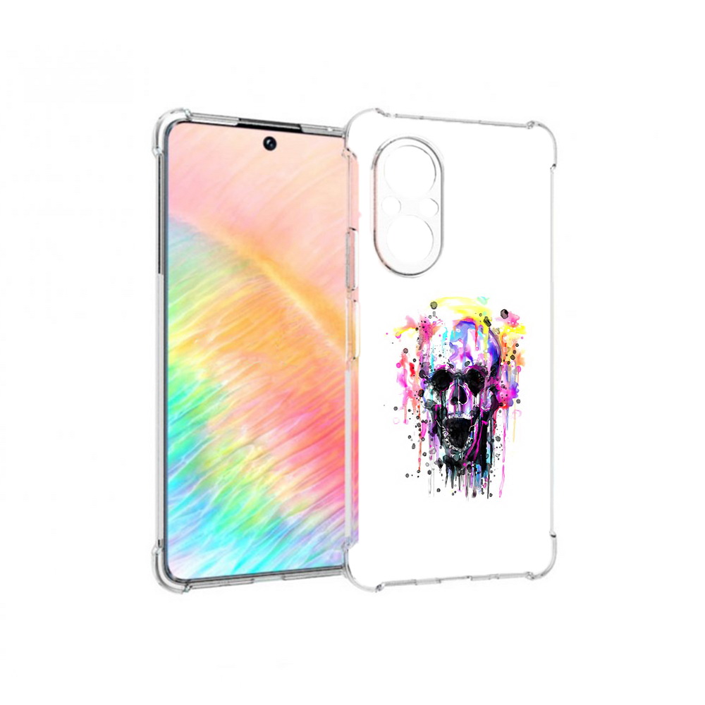 

Чехол MyPads Tocco для Honor 50 SE граффити череп (PT223907.20.298), Прозрачный, Tocco