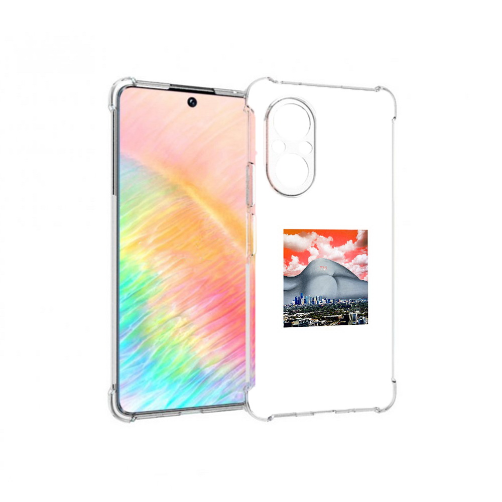 

Чехол MyPads Tocco для Honor 50 SE город с девушкой на фоне (PT223907.20.297), Прозрачный, Tocco