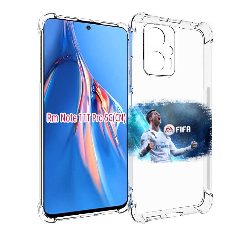 

Чехол MyPads FiFA логотип для Xiaomi Redmi Note 11T Pro / 11T Pro Plus / Poco X4 GT про..., Прозрачный, Tocco