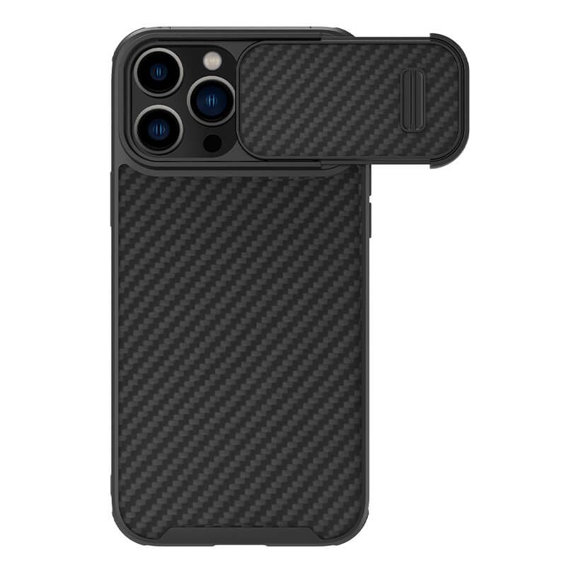 фото Чехол nillkin sinthetic fiber s case для iphone 14 pro max (черный)