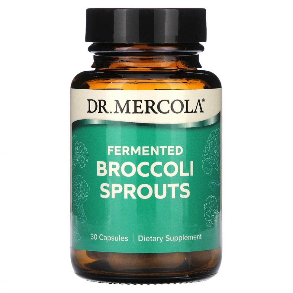 

Ферментированные ростки брокколи, Dr. Mercola, 30 капсул