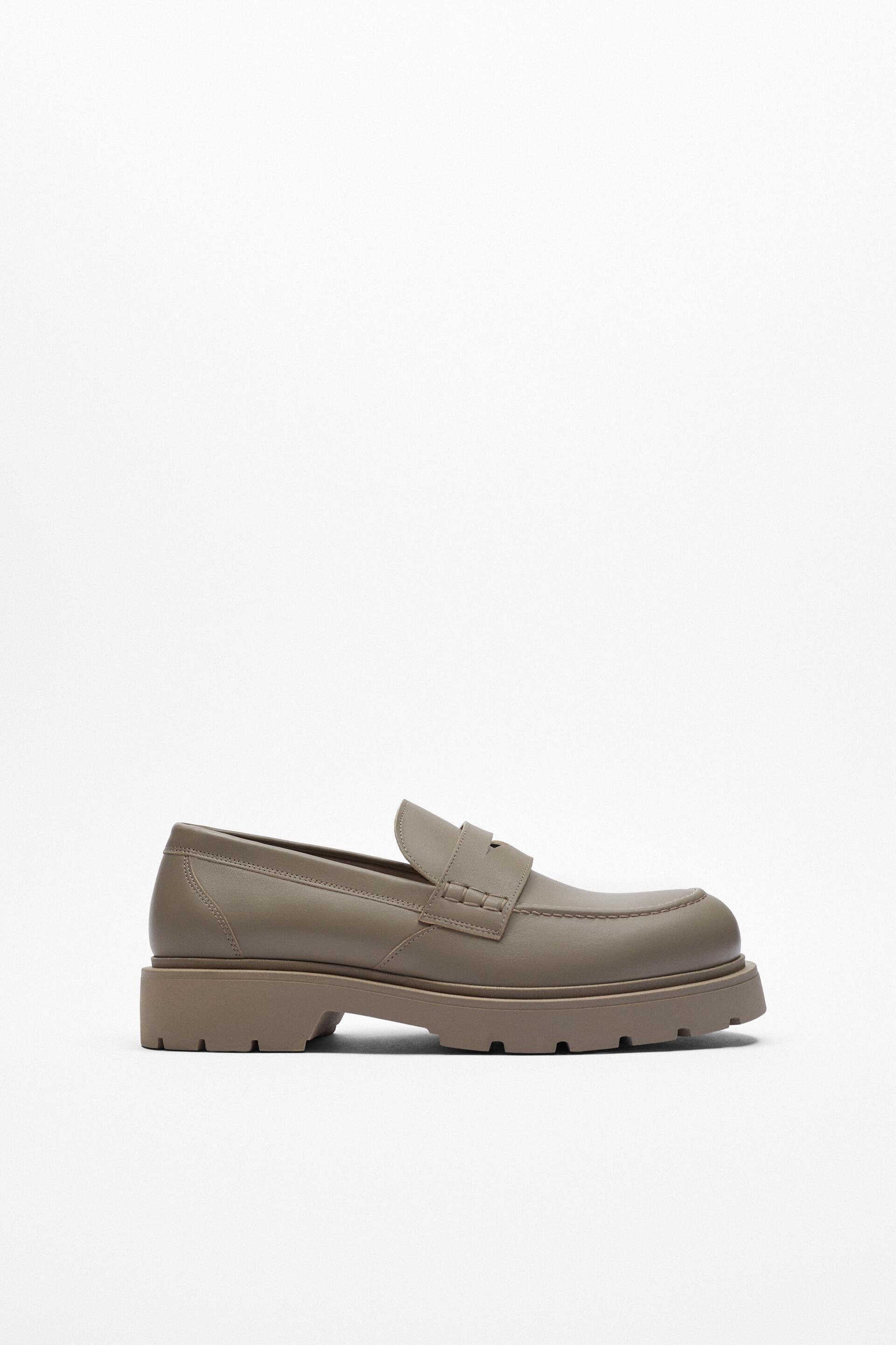 

Лоферы мужские ZARA 12621920 белые 43 RU (доставка из-за рубежа), 12621920