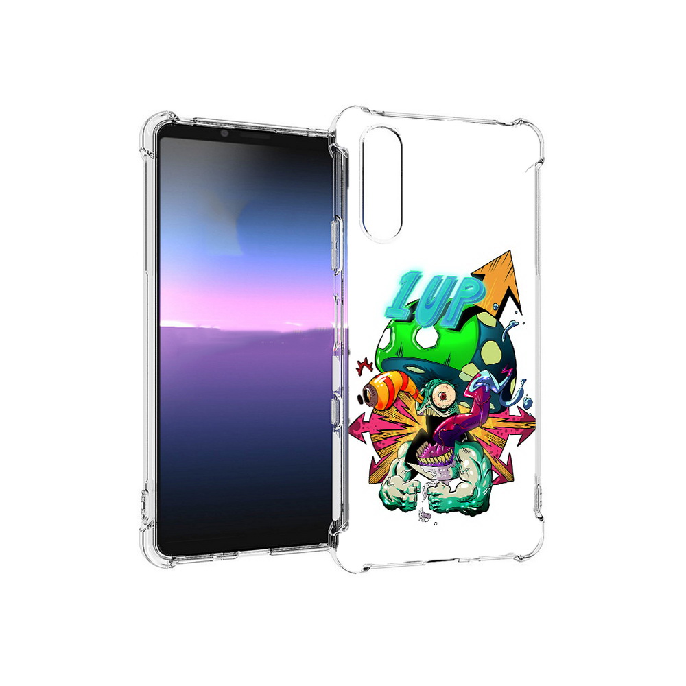 

Чехол MyPads Tocco для Sony Xperia 10 III сильный гриб абстракция (PT161504.223.599), Прозрачный, Tocco