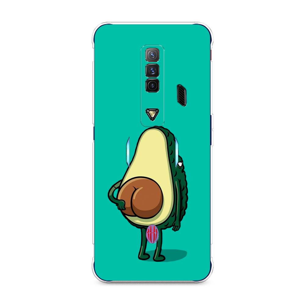 

Чехол Awog на ZTE Nubia Red Magic 7 / ЗТЕ Нубиа Ред Мэджик 7 "Попа авокадо", Разноцветный, 135950-10