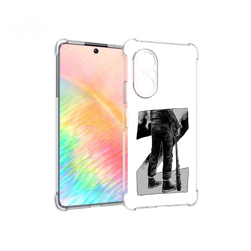 

Чехол MyPads Tocco для Honor Honor 50 SE воин черно белый (PT223907.20.265), Tocco