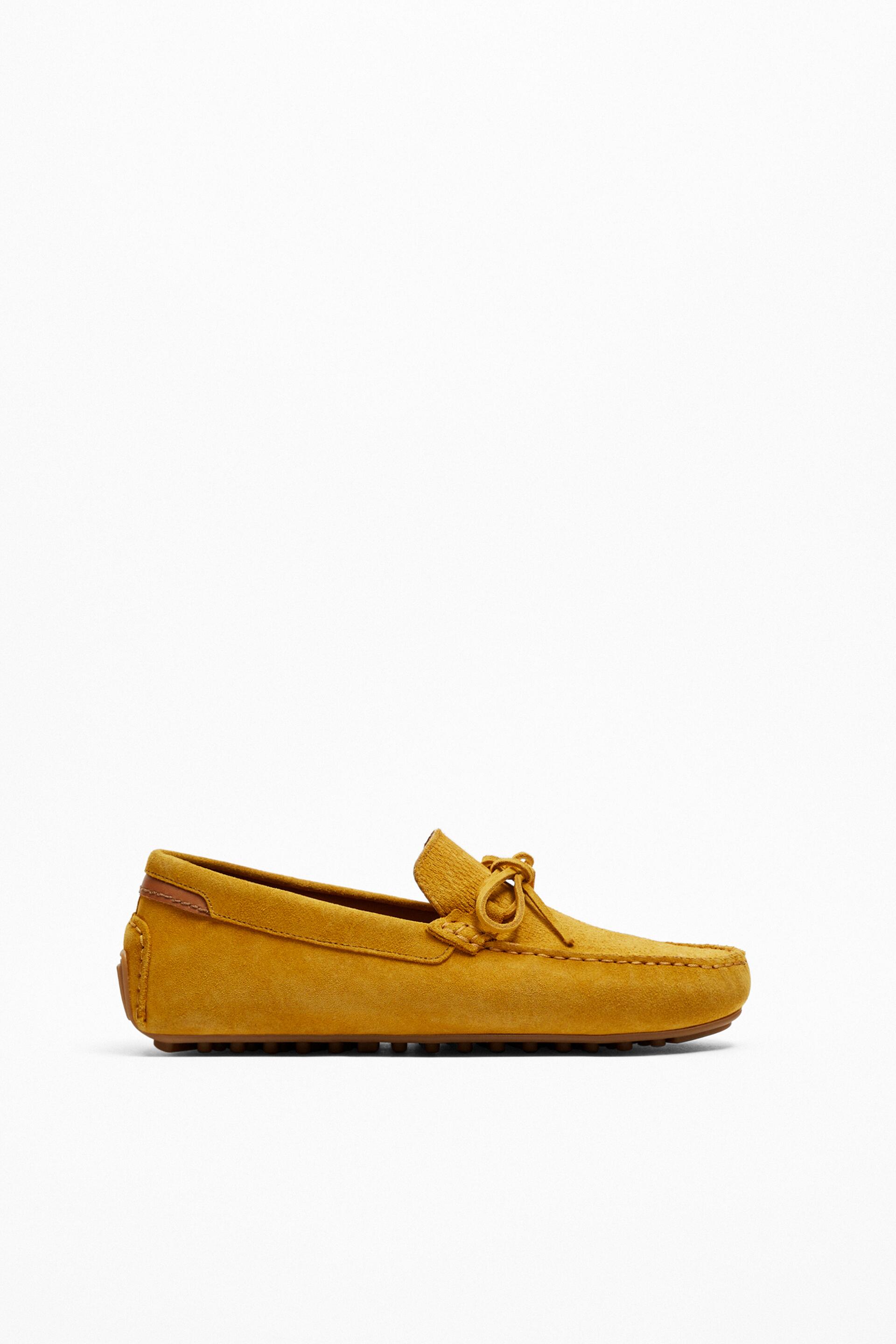 

Мокасины мужские ZARA 192419 желтые 40 RU (доставка из-за рубежа), 192419