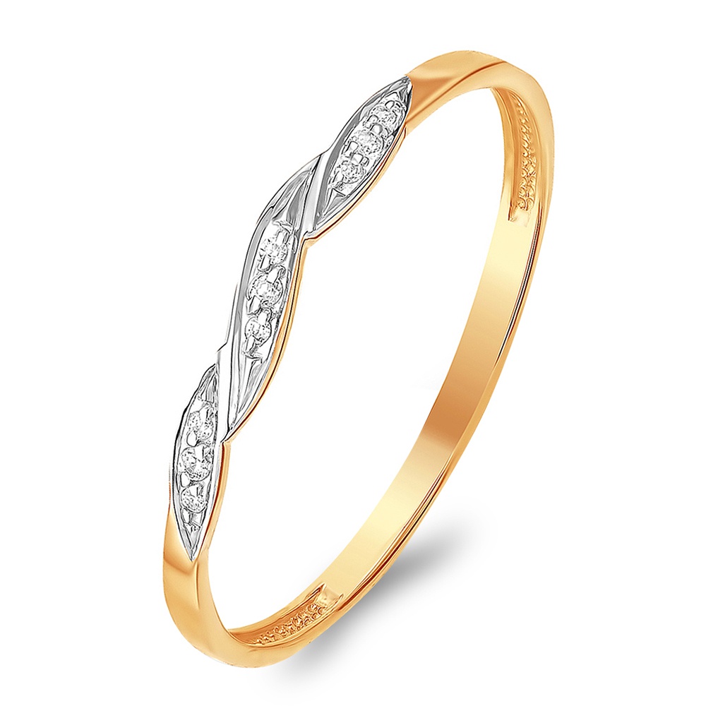 

Кольцо из красного золота с фианитом р.  585Gold 301011741, 301011741