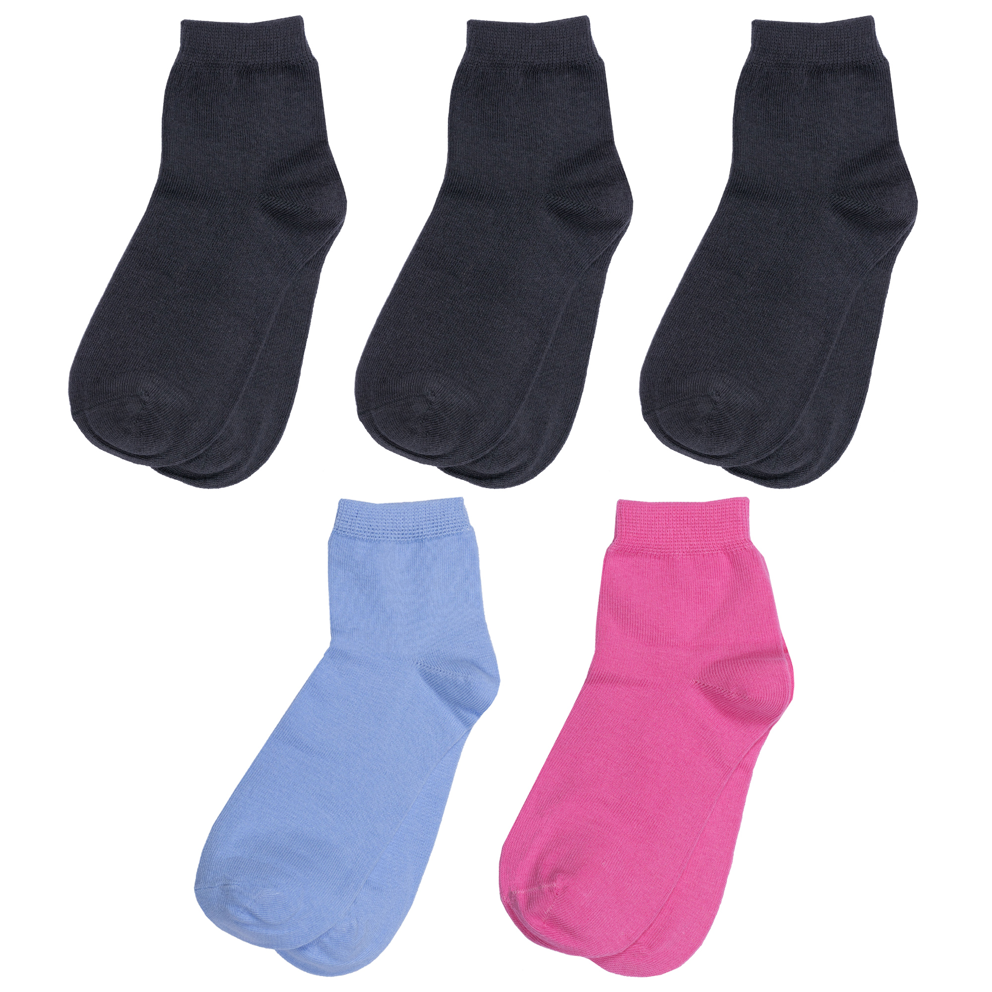 

Носки детские Rusocks 5-Д-3135, серый; голубой; розовый, 22-24, 5-Д-3135