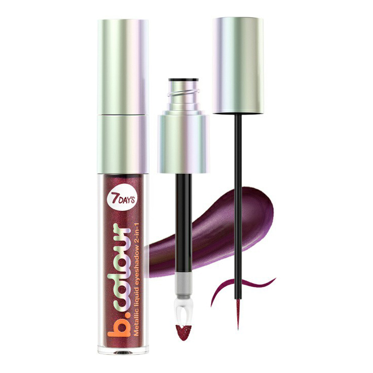 

Тени для век 7Days B Colour жидкие тон 07 Plum, 3,3 мл