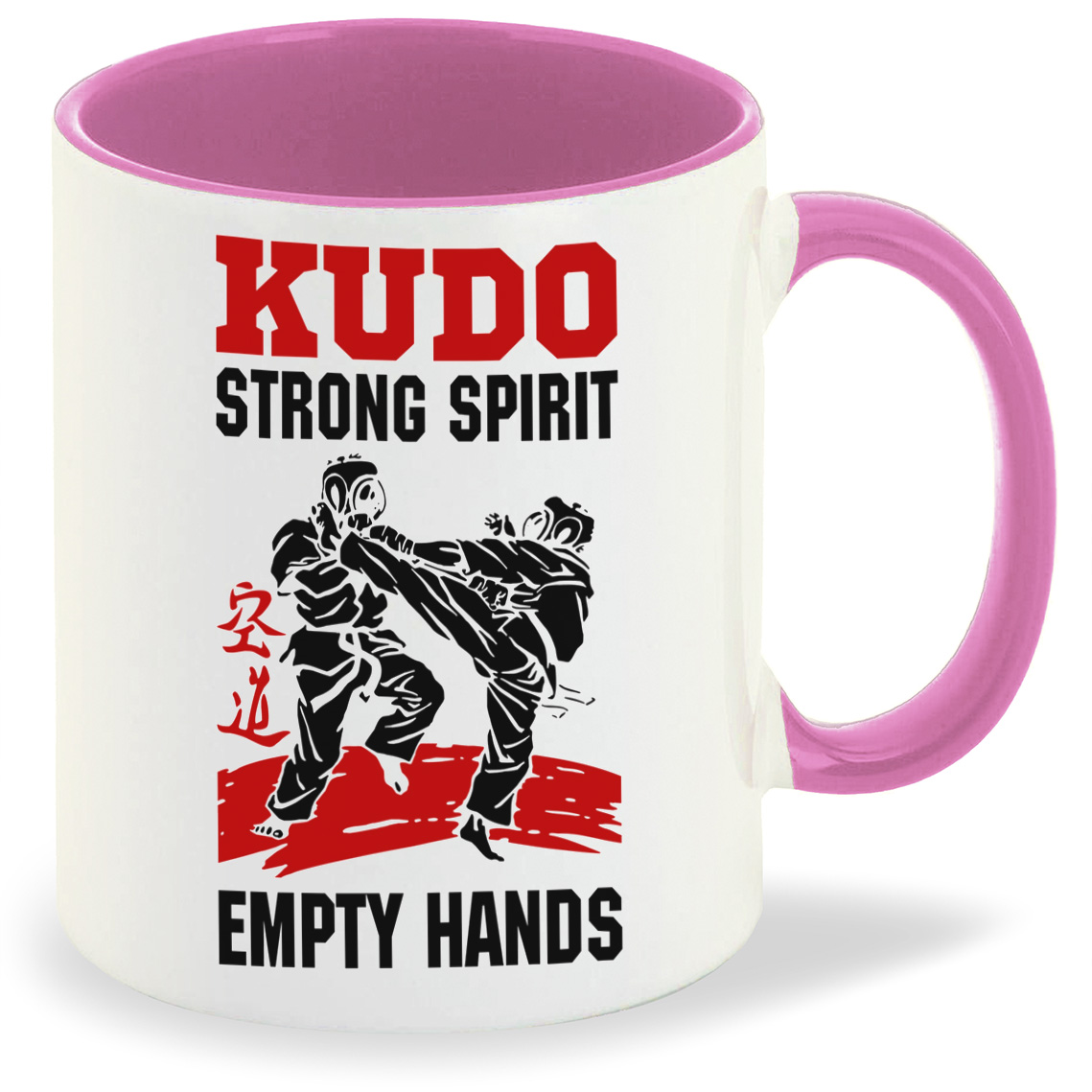 

Кружка CoolPodarok Kudo strong spirit empty hands, Kudo strong spirit empty hands