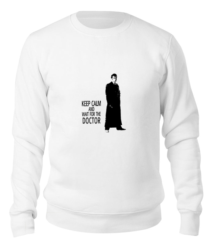 

Свитшот унисекс Printio Doctor who белый XL, Doctor who