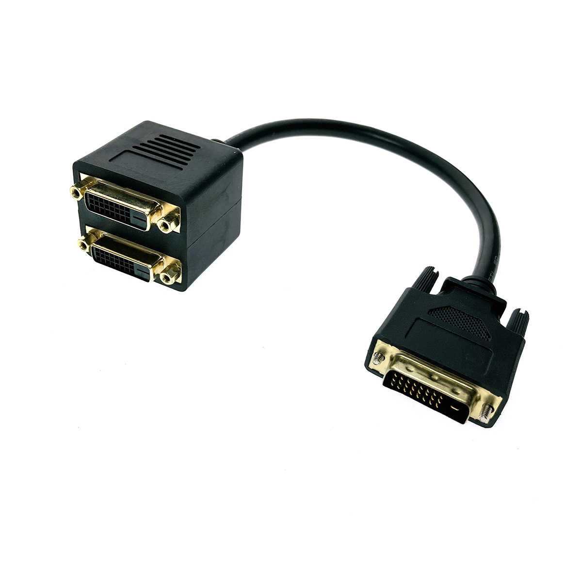 

Разветвитель Espada DVI-D to DVI-D вилка-вилка 0.25м 39858, Черный, EDVIM2xDVIF25