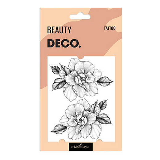 

Татуировка переводная для тела DECO. Real Tattoo by Miami tattoos Peon, Черный
