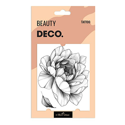 

Татуировка переводная для тела DECO. Real Tattoo by Miami tattoos Tzvet, Черный