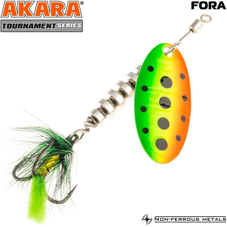 

Блесна Akara Tournament Series Fora 4 ATF4-16-A39 вертушка 16 гр 90 мм, Tournament Series Fora 4