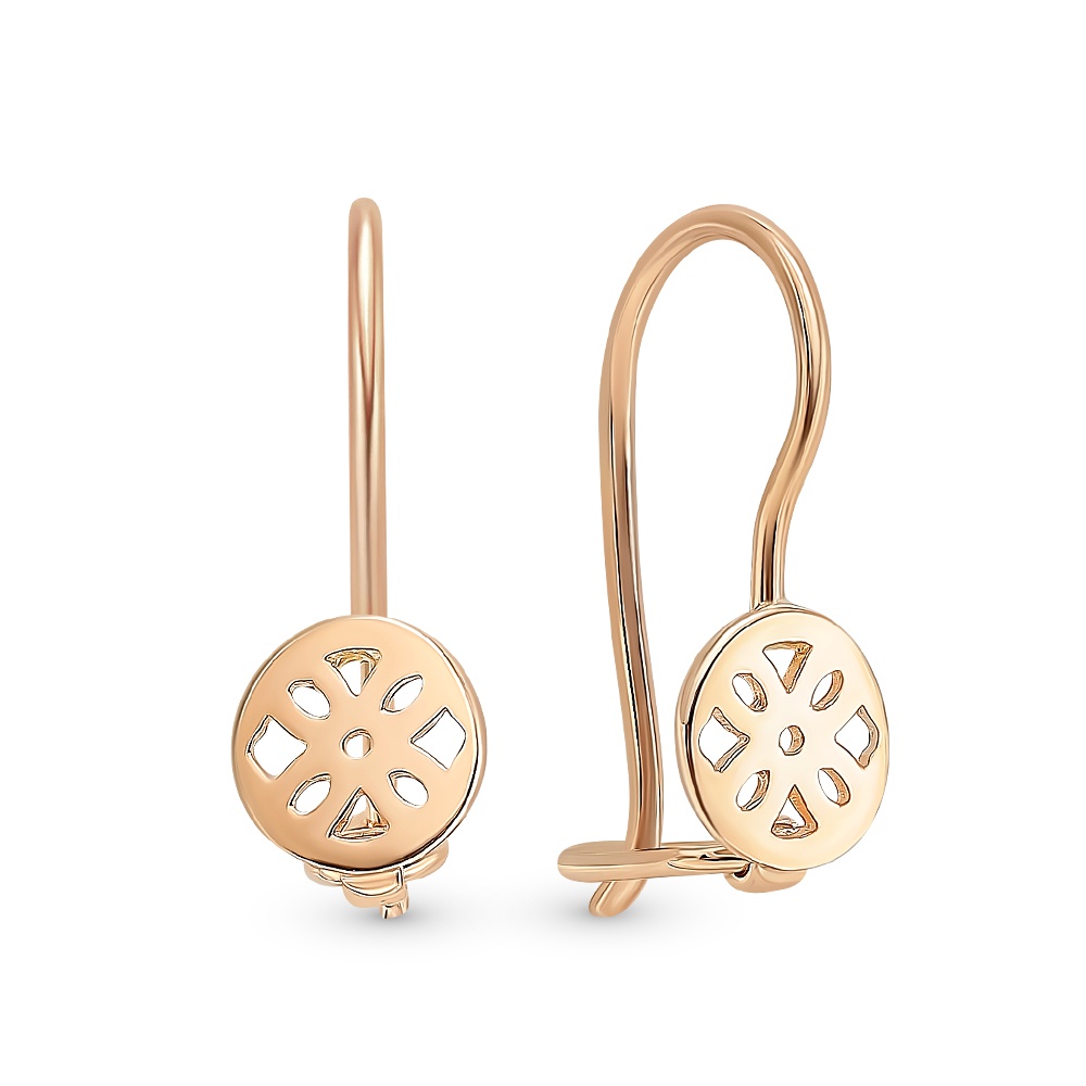 

Серьги из красного золота 585Gold 602001441, 602001441