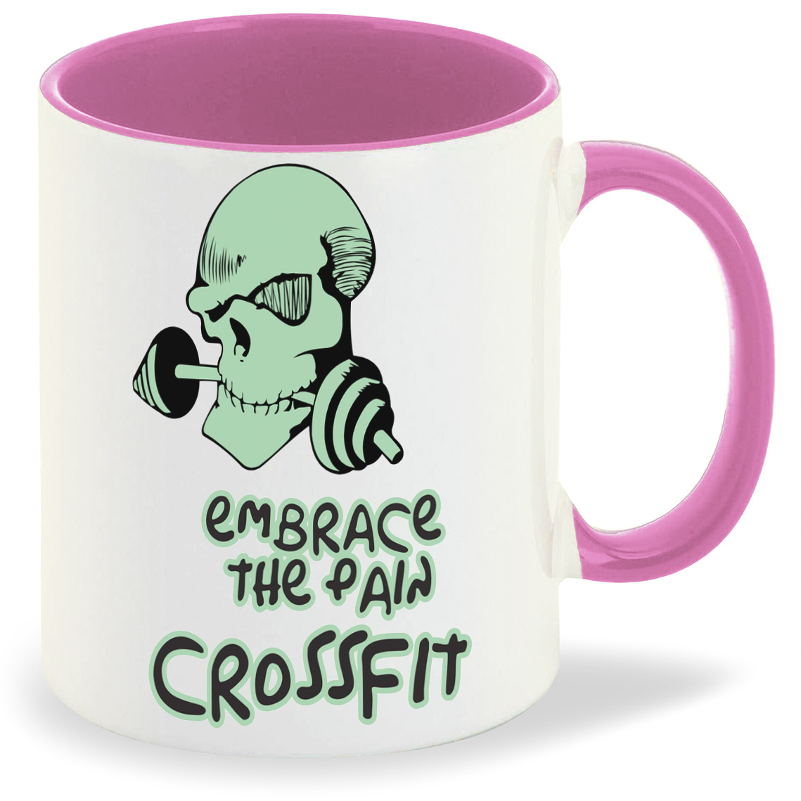 

Кружка CoolPodarok Embrace the pain crossfit кроссфит, Embrace the pain crossfit кроссфит