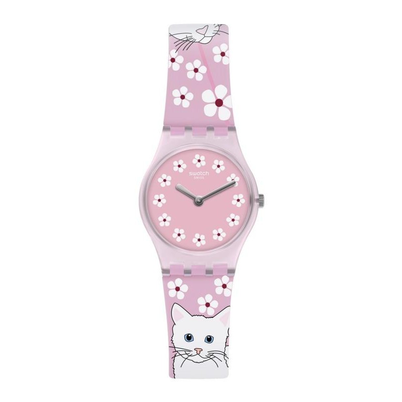 Наручные часы Swatch MINOU MINOU, lp156, розовый