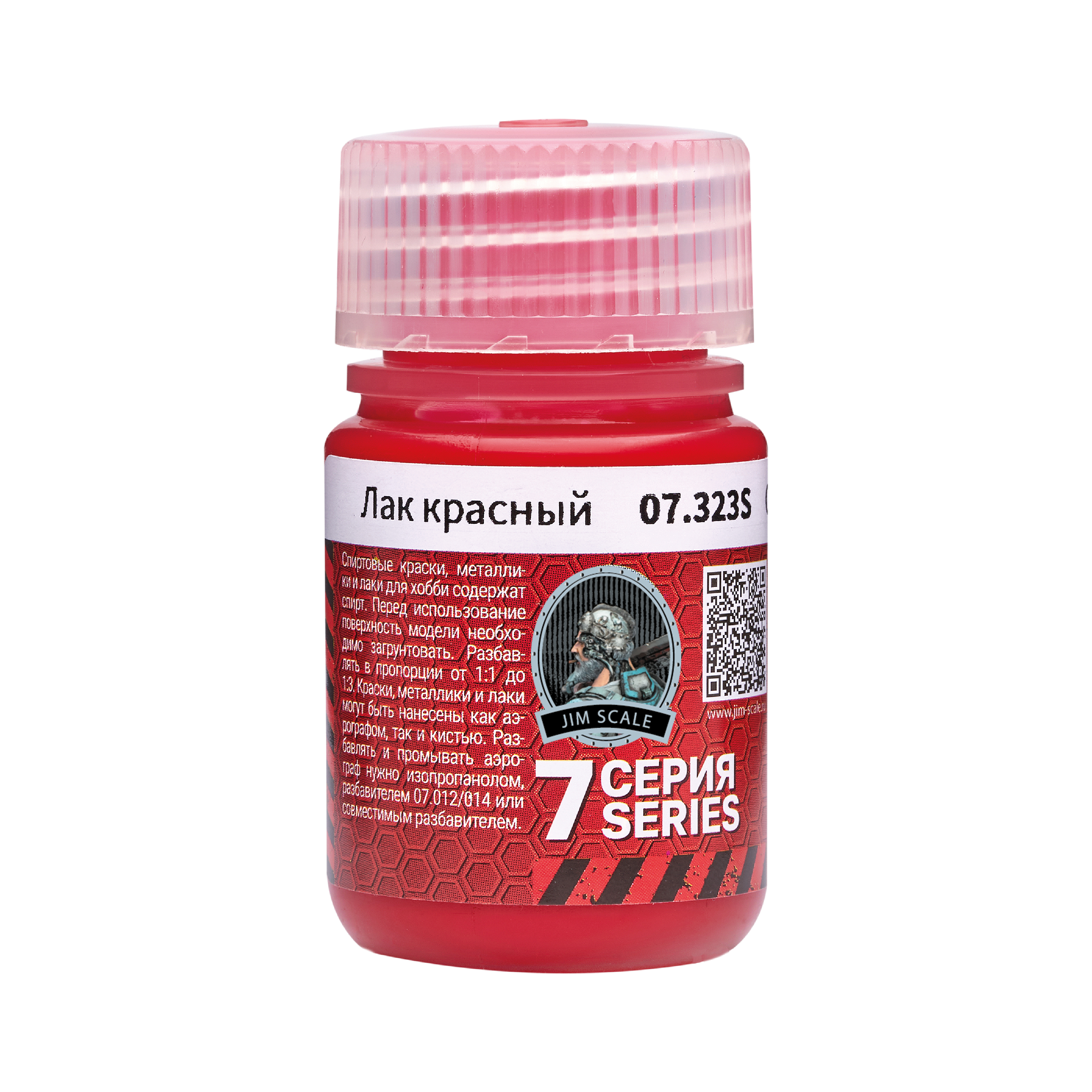 

Лак Jim Scale красный 07.323S