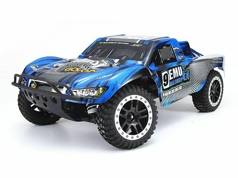 

Радиоуправляемый шорт-корс трак Remo Hobby Truck 9emu 4WD RTR, 1:8, 2.4G, RH8025-BLUE, RH8025