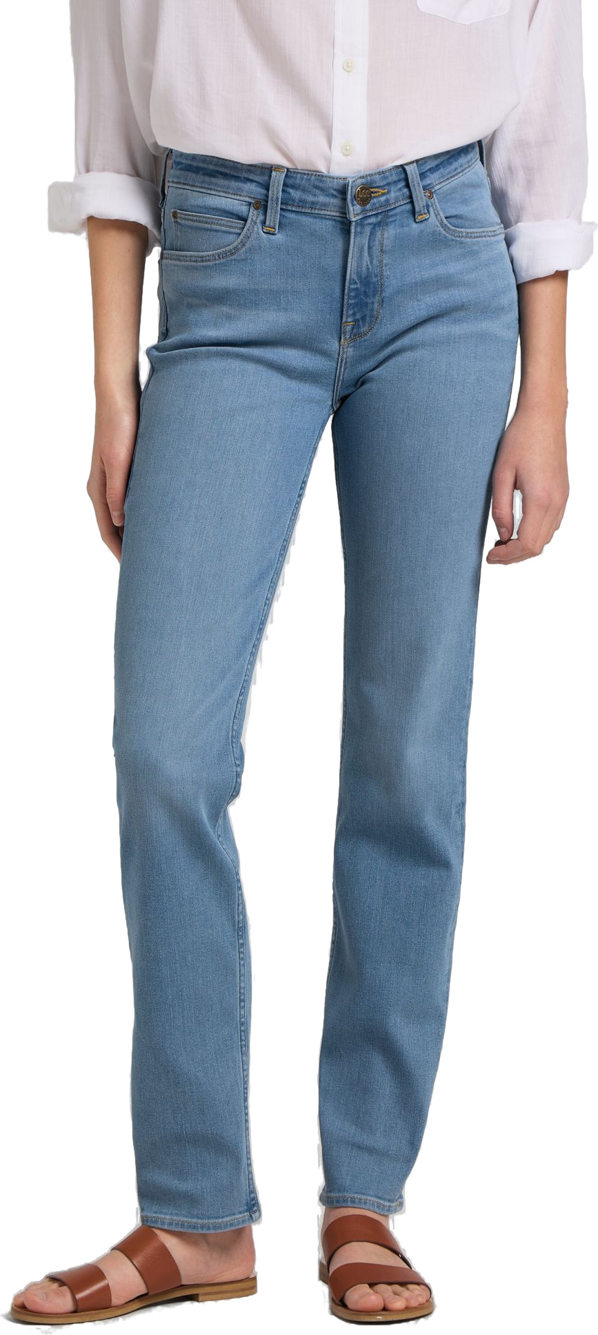 Джинсы женские Women Marion Straight Jeans Lee синие 26/31