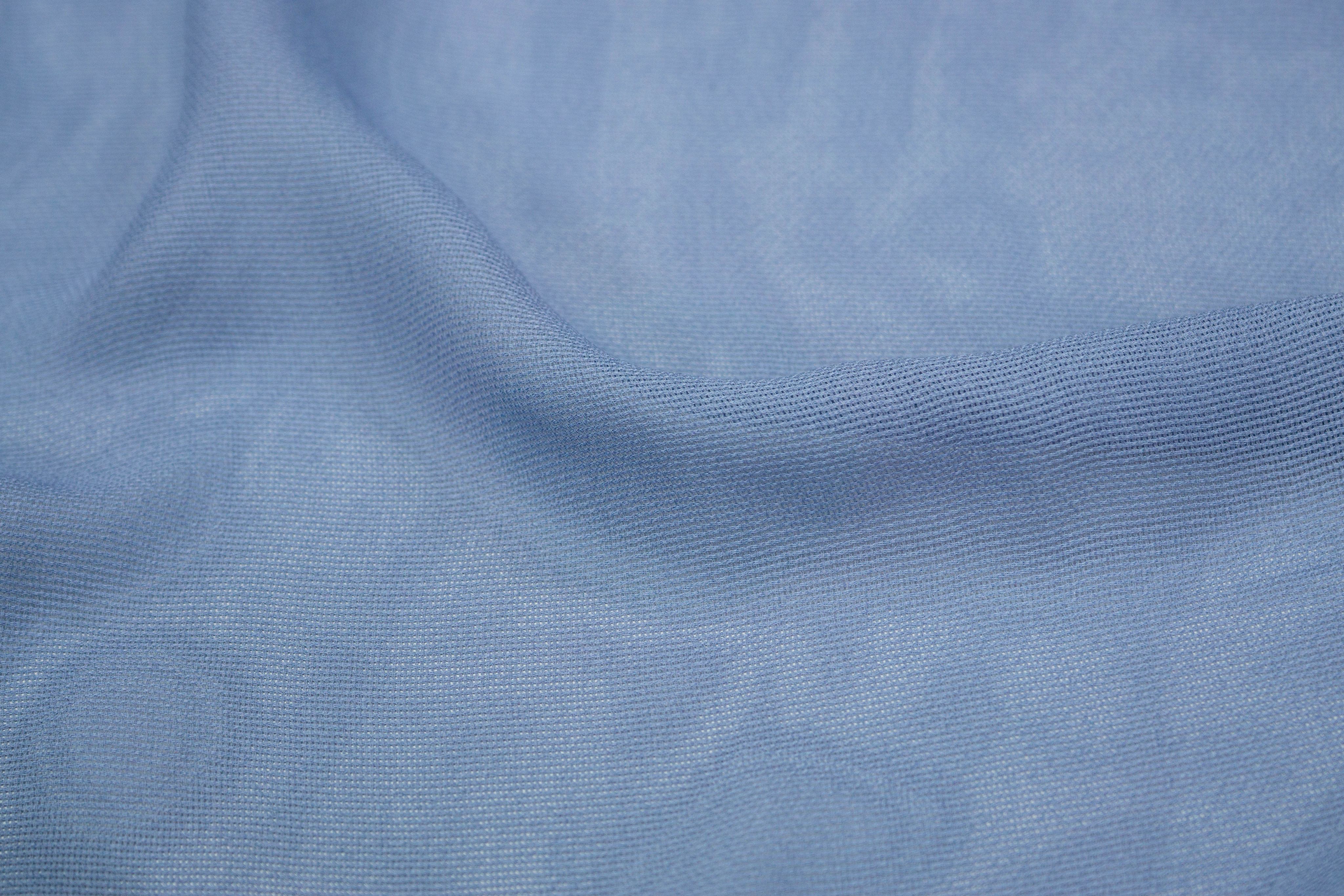 

Ткань UNOFABRIC LS50712 Шелк голубой фактурный. Ткань для шитья 100x135 см