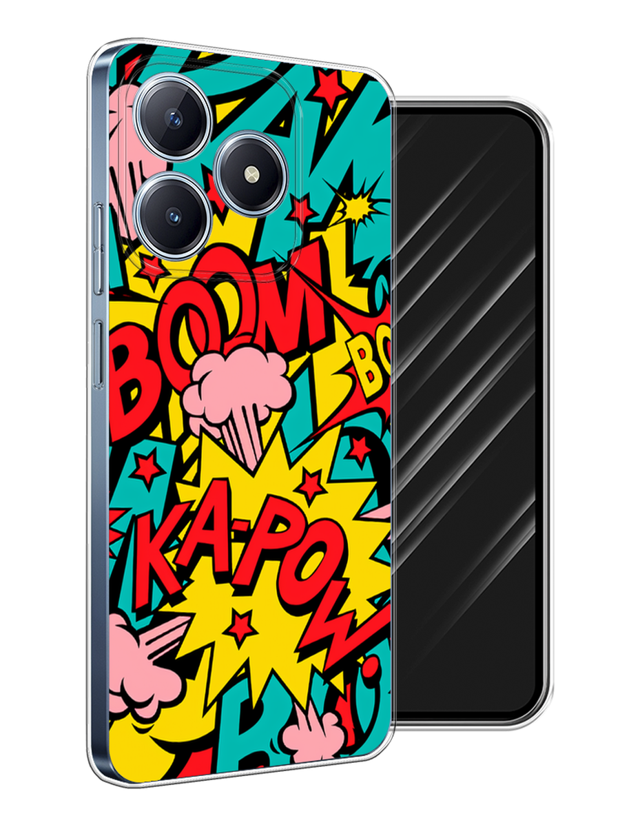 

Чехол Awog на Realme C63 "Постер pop art", Бирюзовый;желтый;красный, 2517350-1