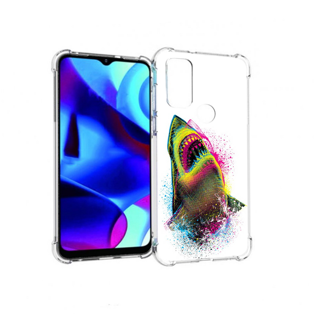 

Чехол MyPads Tocco для Motorola Moto G челюсти-2 (PT227075.349.674), Прозрачный, Tocco