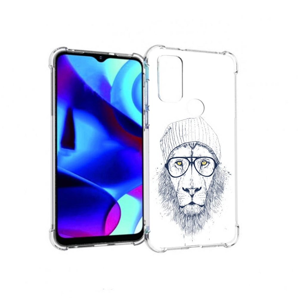 

Чехол MyPads Tocco для Motorola Moto G хиппи лев (PT227075.349.663), Прозрачный, Tocco