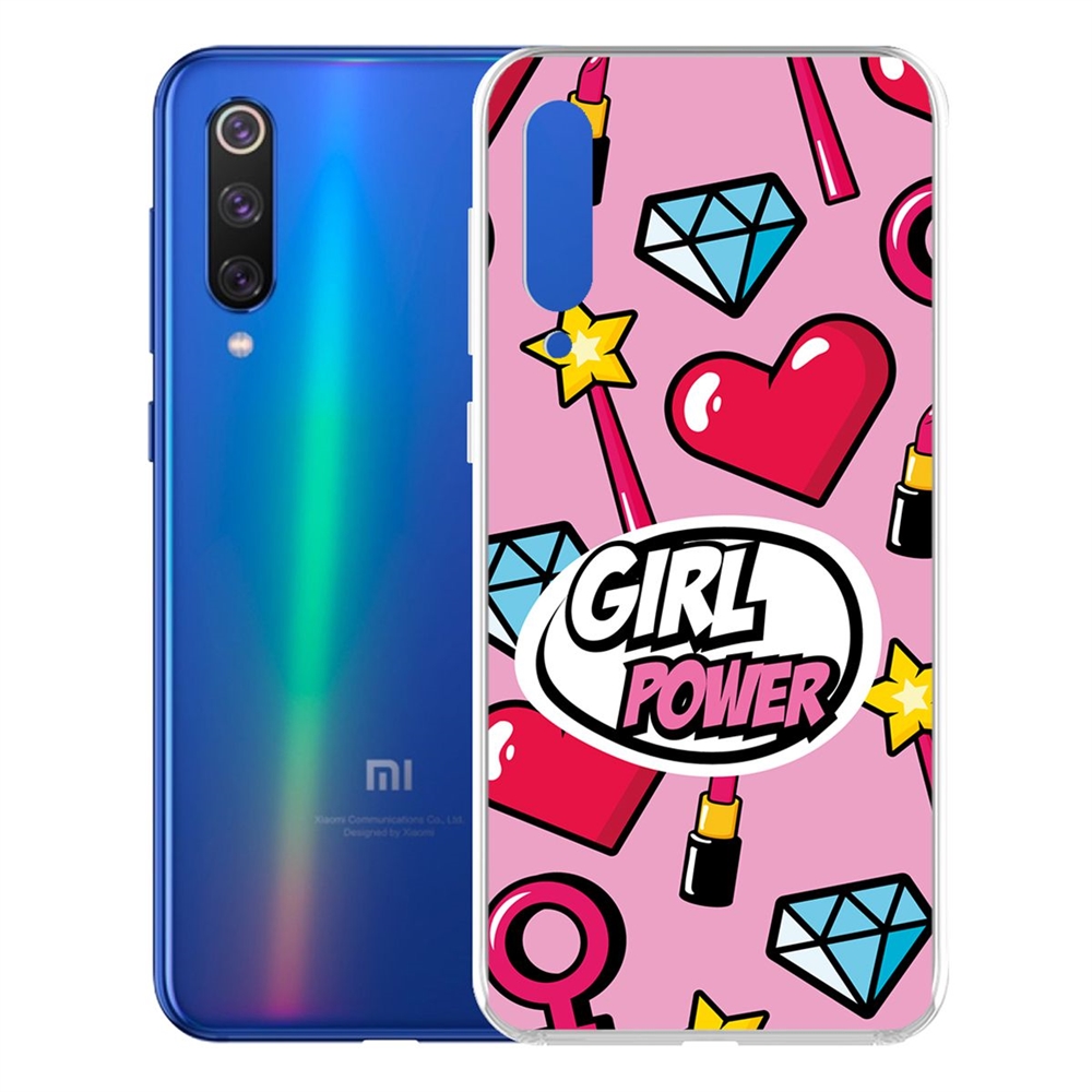 

Чехол-накладка Krutoff Clear Case Girl Power для Xiaomi Mi 9 SE