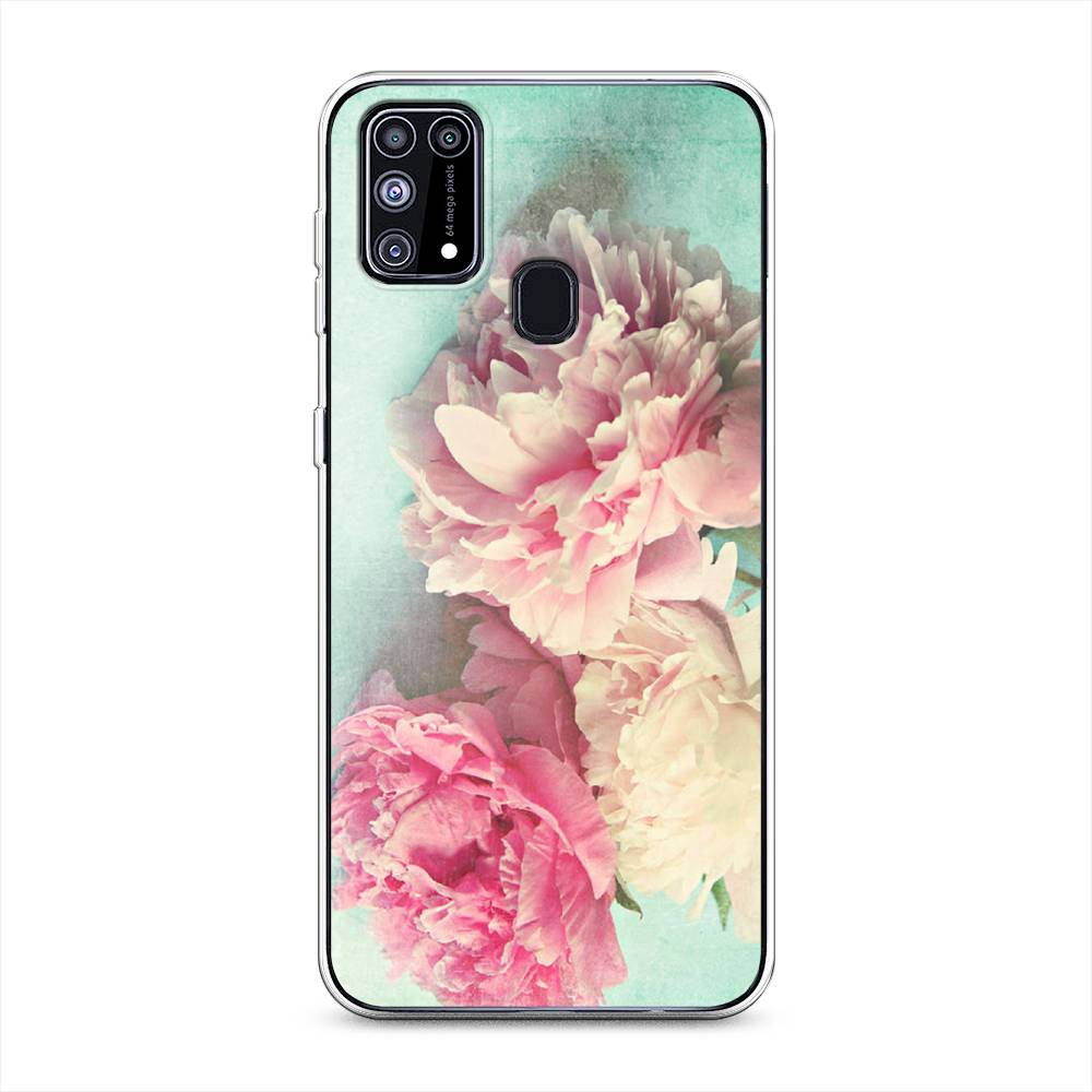 

Чехол Awog на Samsung Galaxy M31 / Самсунг M31 "Пионы new", Разноцветный, 2100750-8