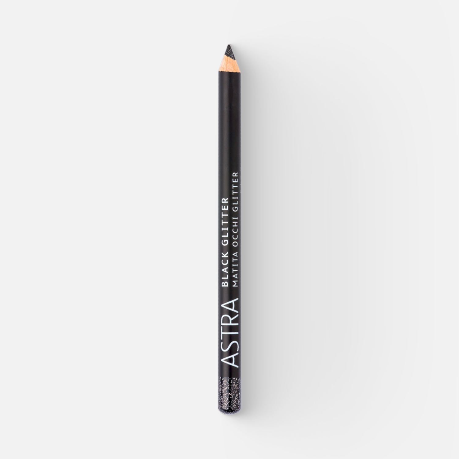 Карандаш для глаз Astra Black glitter контурный BG 7 г карандаш для глаз astra pure beauty контурный тон 01 4 г